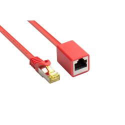 Alcasa 8070VR-020R câble de réseau Rouge 2 m Cat7 S/FTP (S-STP)