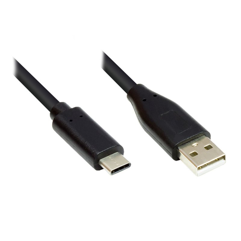 Good Connections USB2.0 Kabel A-C schw. 3m
