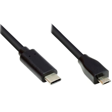 Good Connections USB2.0 Kabel Micro B-C schw. 2m
