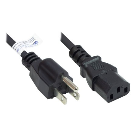 Alcasa P4530-S018 power cable Black 1.8 m NEMA 5-15P C13 coupler
