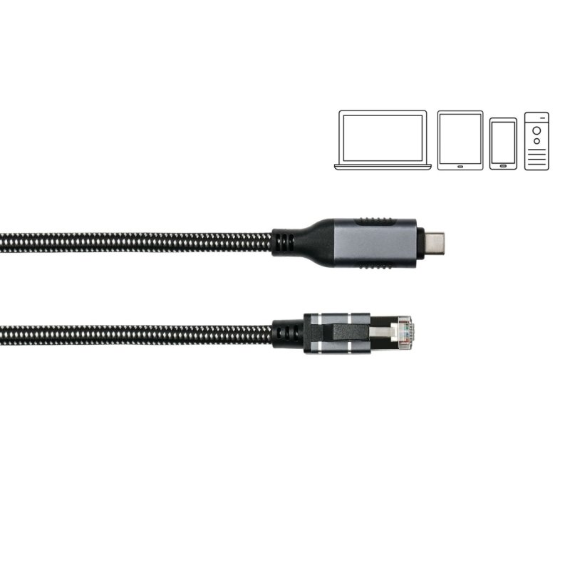 Alcasa 2045-CT030A câble de réseau Anthracite 3 m F/UTP (FTP)