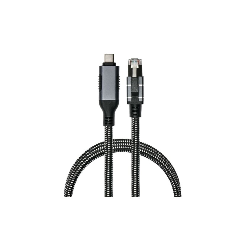 Good Connections Ethernet-Kabel USB-C RJ45, anthrazit, 5,0m