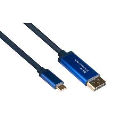 Good Connections Adapterka SmaFLEX USB-C to DP1.2 blue 1.5m