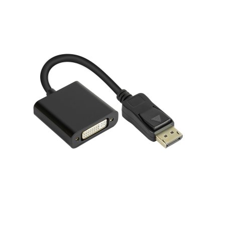 Alcasa DP-AD10 video cable adapter 0.2 m DisplayPort DVI-I Black