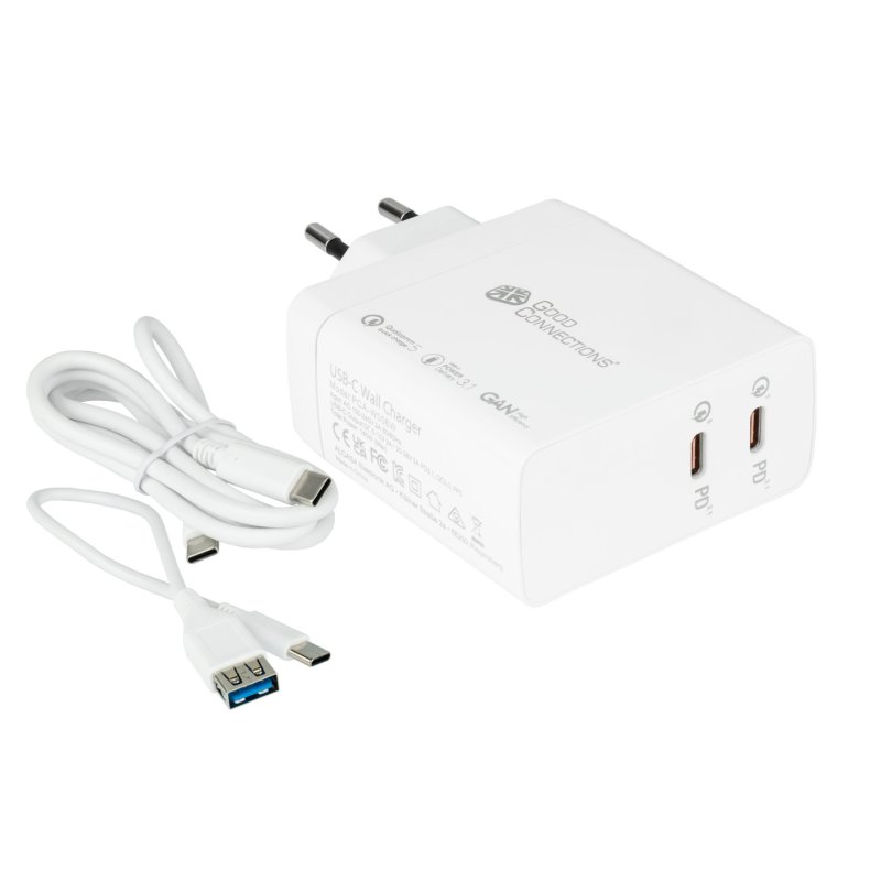 Good Connections USB-Schnellladegerät 140W mit GaN, 2-Port