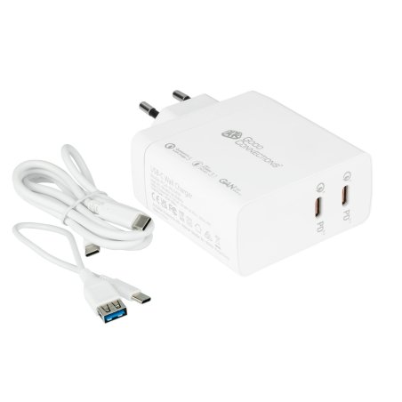 Alcasa PCA-W006W mobile device charger Universal White AC Fast charging Indoor