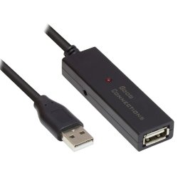 Alcasa GC-M0132 câble USB USB 2.0 10 m USB A Noir
