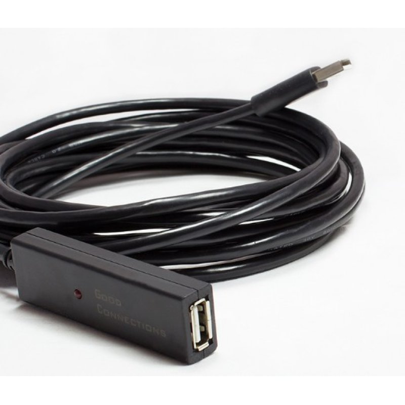 Alcasa GC-M0132 USB cable USB 2.0 10 m USB A Black