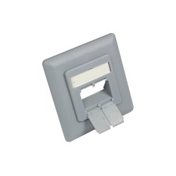 Good Connections Zentralstück 50x50mm Rahmen 80x80mm silber