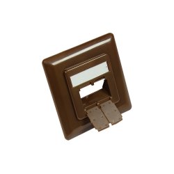 Alcasa GC-N0056 protection de sécurité pour prise RJ-45 Marron 1 pièce(s)