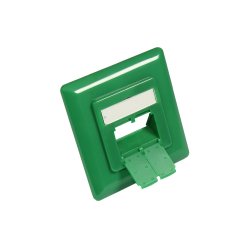 Alcasa GC-N0059 socket safety cover RJ-45 Green 1 pc(s)