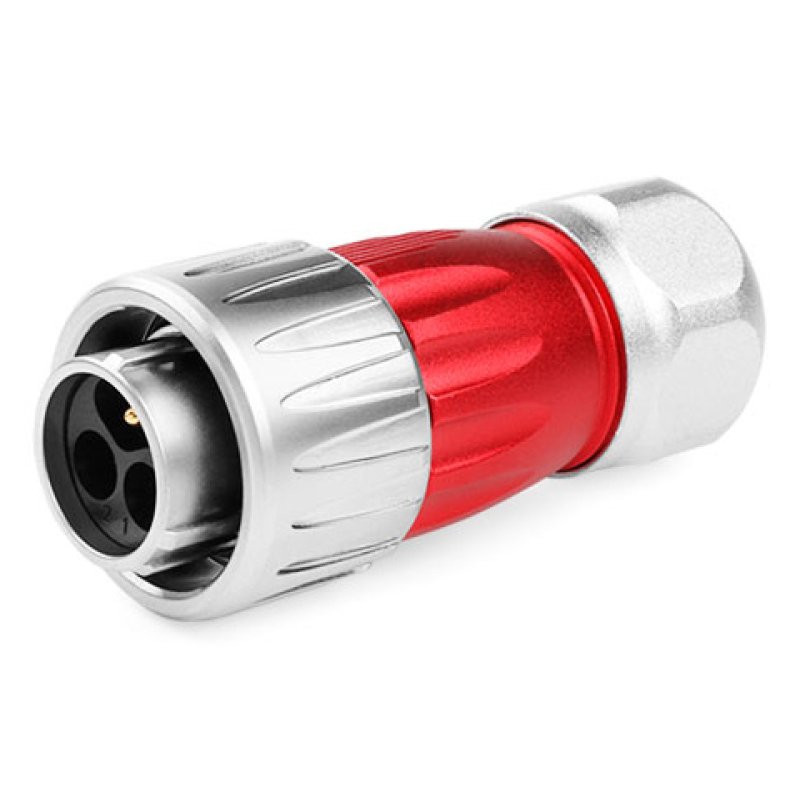 Alcasa S3 IC03-20P301 Red, Silver 3-pin
