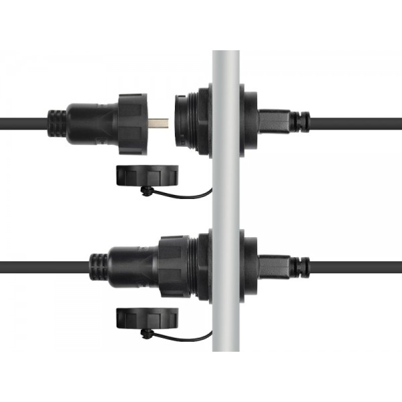 Good Connections Industrie-Einbauverlängerung S4-USB 2.0 1m