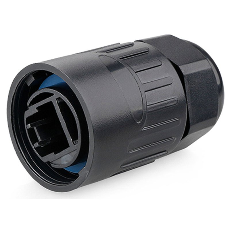 Alcasa IC06-R101 wire connector RJ45 Black