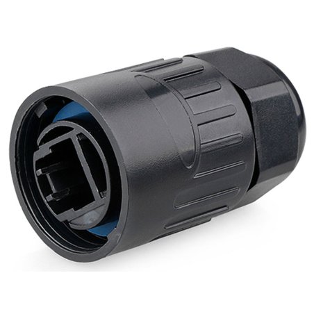 Alcasa IC06-R101 connecteur de fils RJ45 Noir