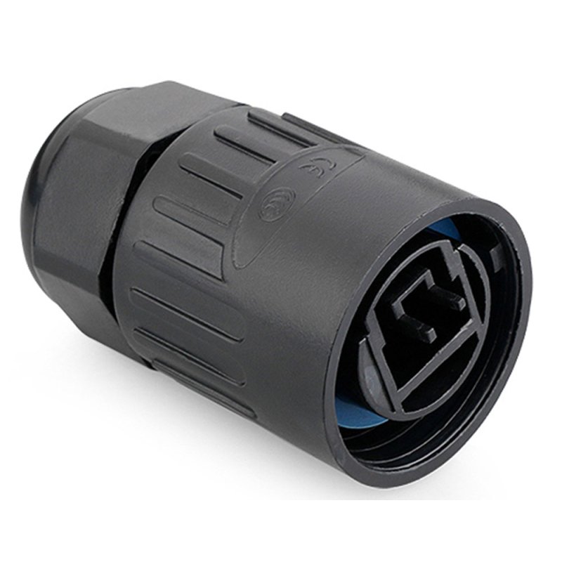 Alcasa IC06-R101 connecteur de fils RJ45 Noir