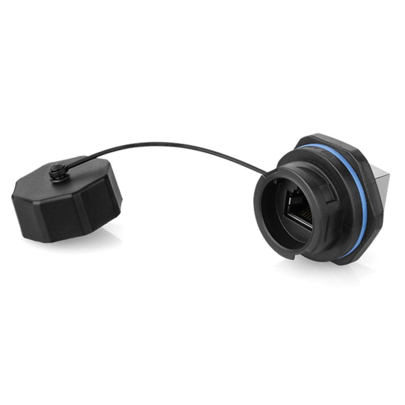 Alcasa IC06-R103 connecteur de fils RJ45 Noir