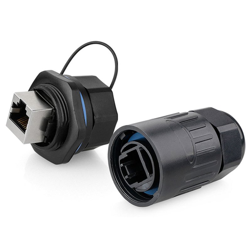 Alcasa IC06-R103 wire connector RJ45 Black