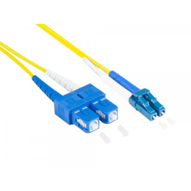 Alcasa LW-9075LS câble InfiniBand et à fibres optiques 7,5 m 2x LC 2x SC Jaune