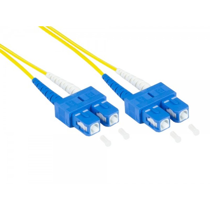 Alcasa LW-9075SC InfiniBand/fibre optic cable 7.5 m 2x SC Yellow
