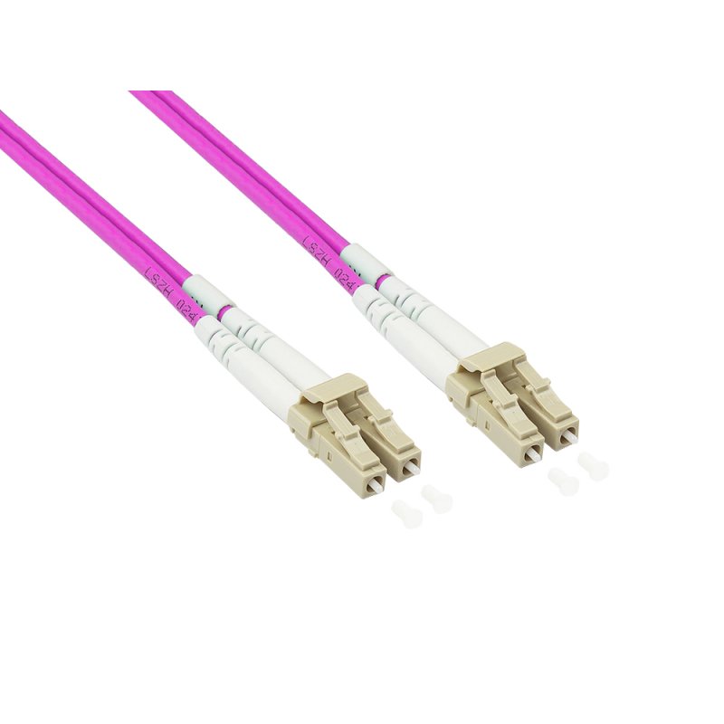 Alcasa LW-P815LC4 InfiniBand/fibre optic cable 15 m LC Violet