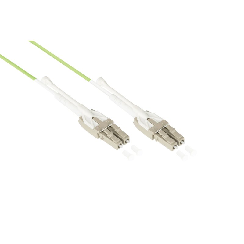 Alcasa LW-U810LC5 InfiniBand/fibre optic cable 10 m LC Green, Lime
