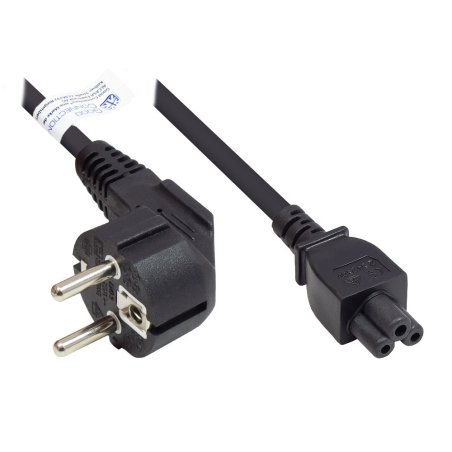 Alcasa P0105-S030 power cable Black 3 m Power plug type E F C5 coupler