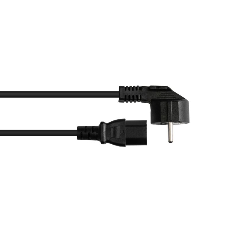 Alcasa P0150-S050 power cable Black 5 m Power plug type E F C15 coupler