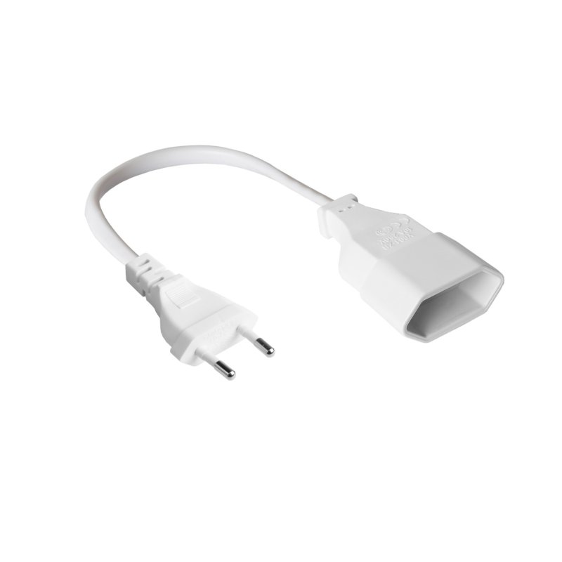 Alcasa P0300-W020 power cable White 2 m Power plug type C