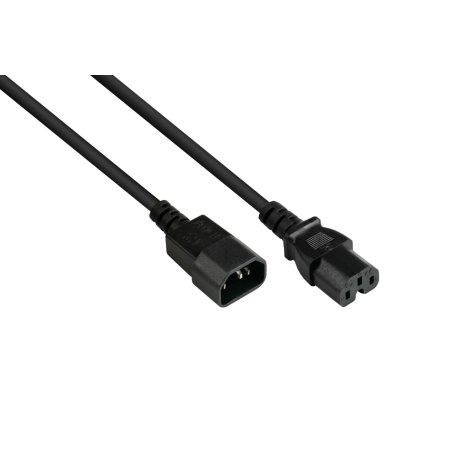 Alcasa P1450-S050 power cable Black 5 m C14 coupler C15 coupler