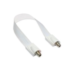 Alcasa SAT F 32cm câble coaxial 32 m Blanc