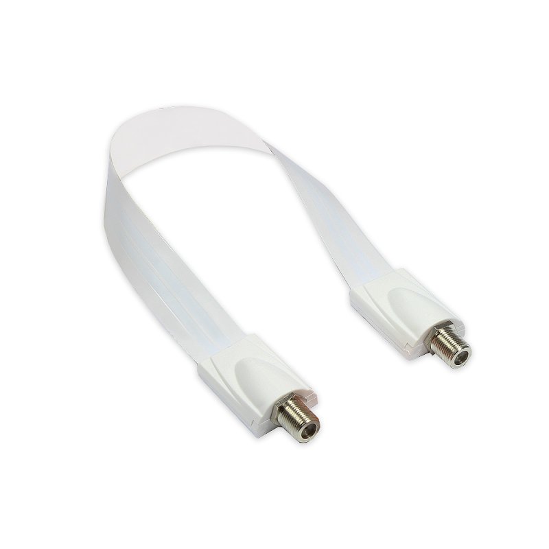 Alcasa SAT F 26.5cm coaxial cable 26.5 m White