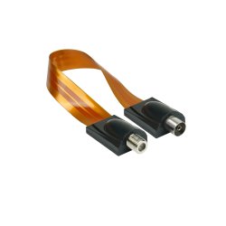 Alcasa S-FD26FK coaxial cable 0.263 m F-type IEC Orange