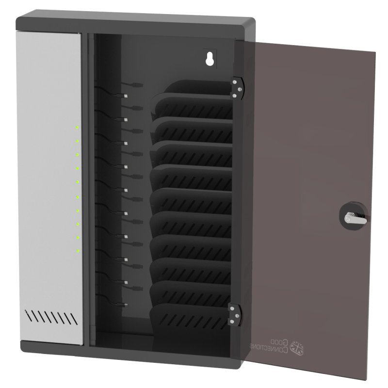 Good Connections Wandladeschrank bis 11", USB-CÖ, 30W Port