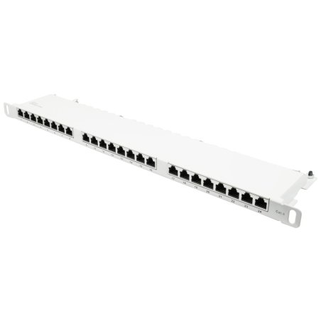 Good Connections Patchpanel 19"Cat. 6 24-P. 0,5HE reinweiß