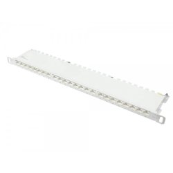 Good Connections Patchpanel 19"Cat. 6A 24-P 0,5HE lichtgr.