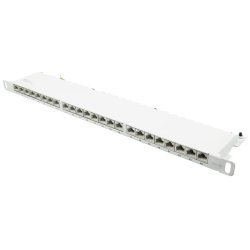 Good Connections Patchpanel 19"Cat. 6A 24-P 0,5HE reinweiß