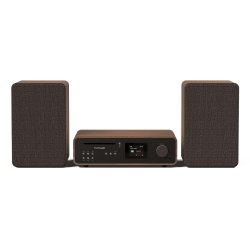 Pure Classic Stereo Coffee Black/Walnut EU/UK