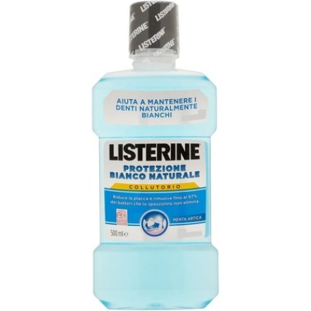 Colluttorio Sbiancante E Antibatterico Natural White Protection Gusto Menta 500
