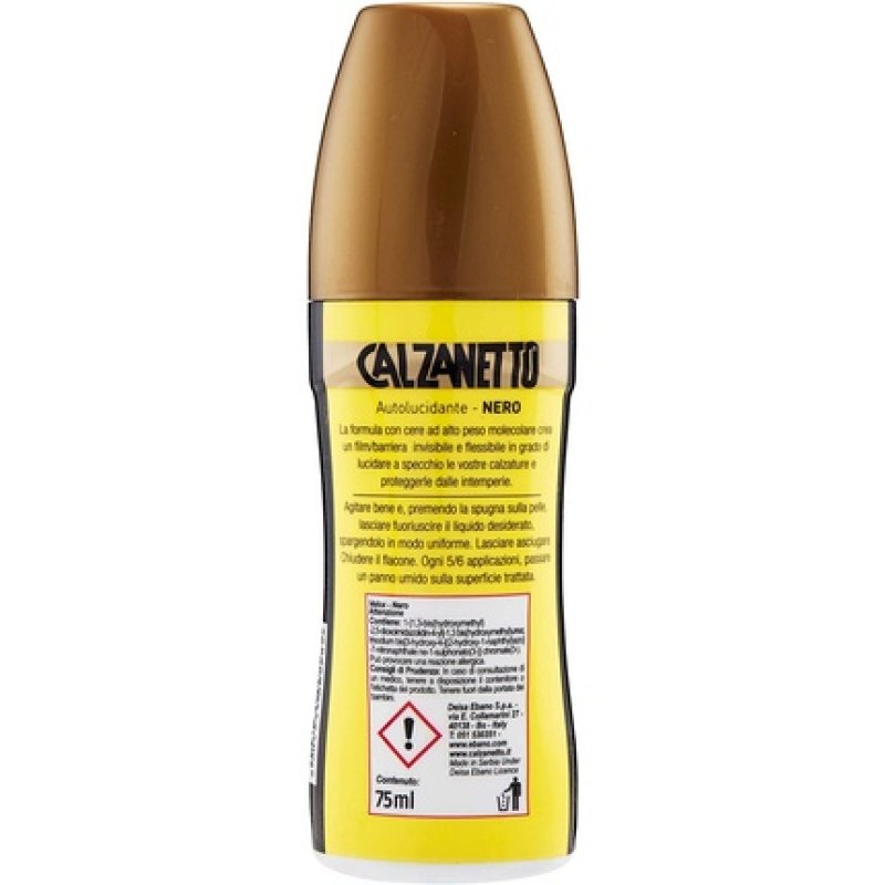 Calzanetto Unisex Autolucidante, Nero Treatments And Polishing Of Shoes