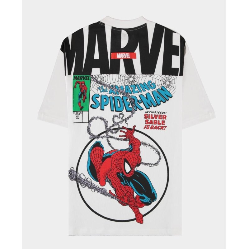 SPIDER-MAN - Split Comic - T-shirt Homme Loose Fit (M)