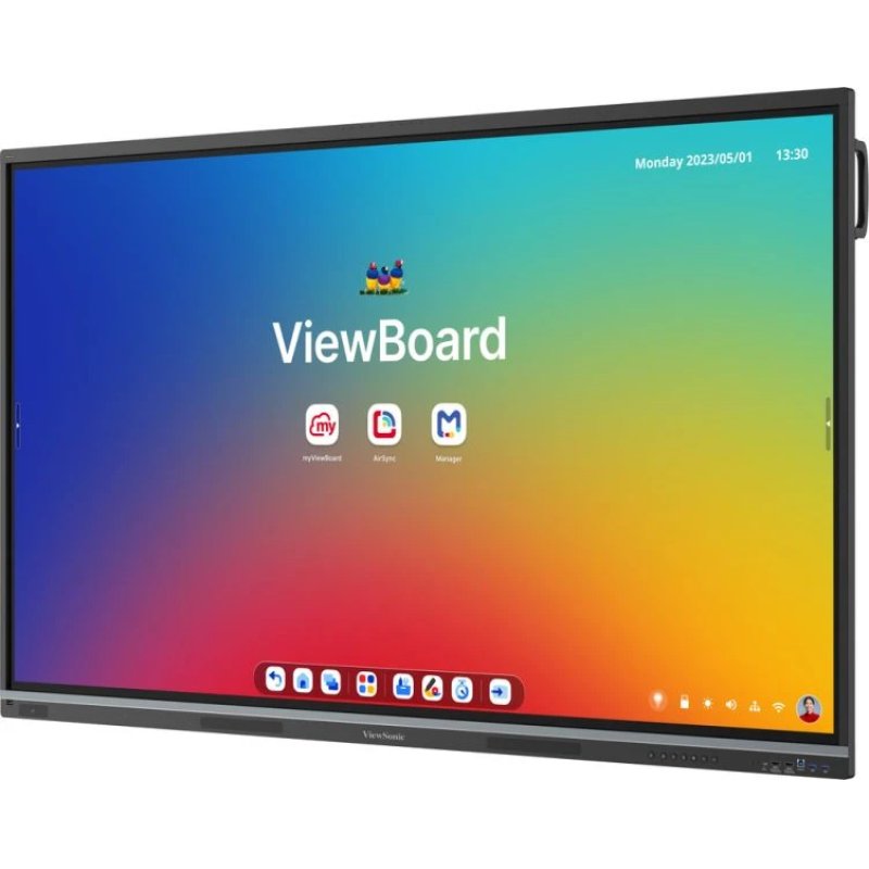 Viewsonic IFP7551-3C interactive whiteboard 190.5 cm (75") 3840 x 2160 pixels Touchscreen Black
