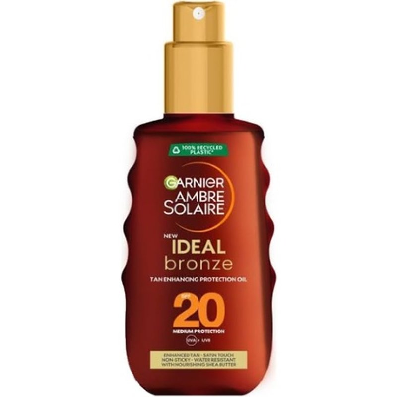 Garnier Ambre Solaire Ideal Bronze Tan Enhancing Oil SPF20 150ml