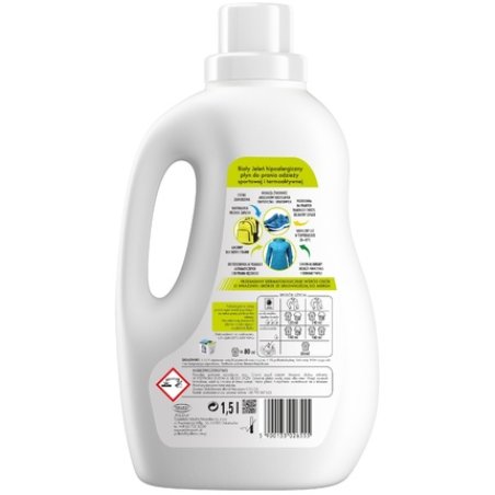 Pollena Bialy Jelen Hypoallergenic Liquid For Washing Sports And Thermoactive Clothing 15 L