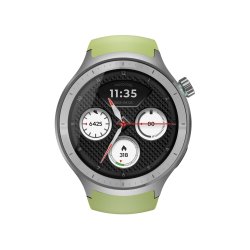 Motorola Moto Watch 3,63 cm (1.43") OLED 47 mm Numérique Écran tactile Argent GPS (satellite)