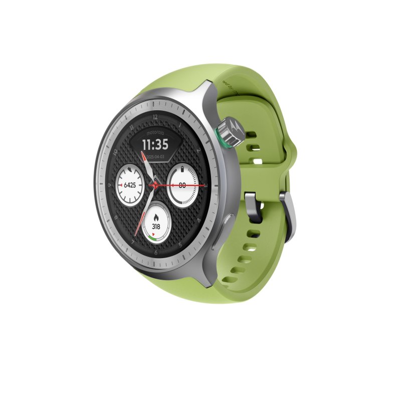 Motorola Moto Watch 3.63 cm (1.43 ) OLED 47 mm Digital Touchscreen Silver GPS (satellite)