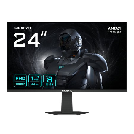 GIGABYTE GS24F14 Moniteur Gaming 24? FHD - 1920 x 1080, 144Hz, 1ms, 300 cd/m², HDMI 1.4, DisplayPort 1.2