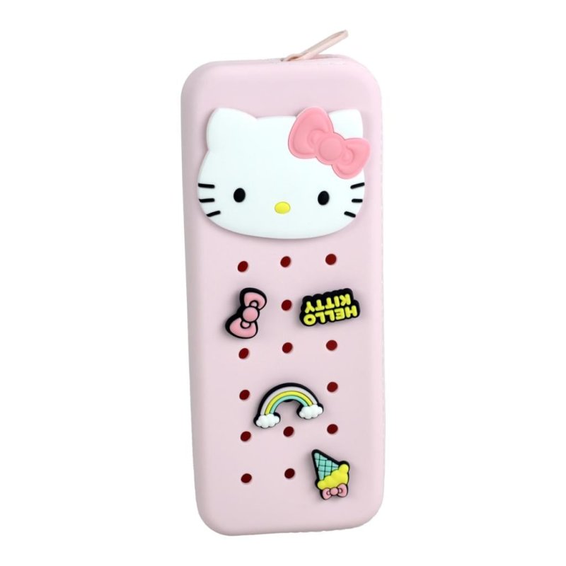 HELLO KITTY - Trousse à Crayons en Silicone avec Pins