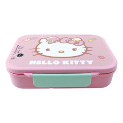 HELLO KITTY - Boite à Tartines avec 3 compartiments 1000ml