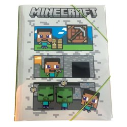 MINECRAFT - Pochette Elastique A4
